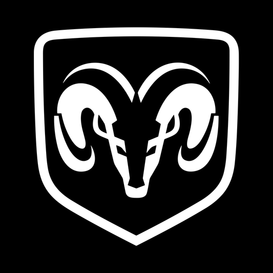 Ram car logo vinyl decal