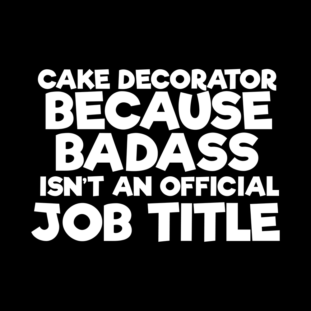 Cake Decorator decal