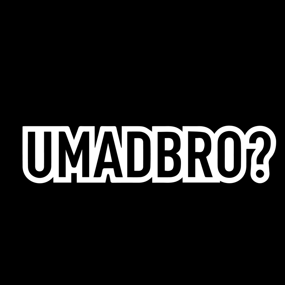 Umadbro Vinyl Decal Car Window Laptop Sticker