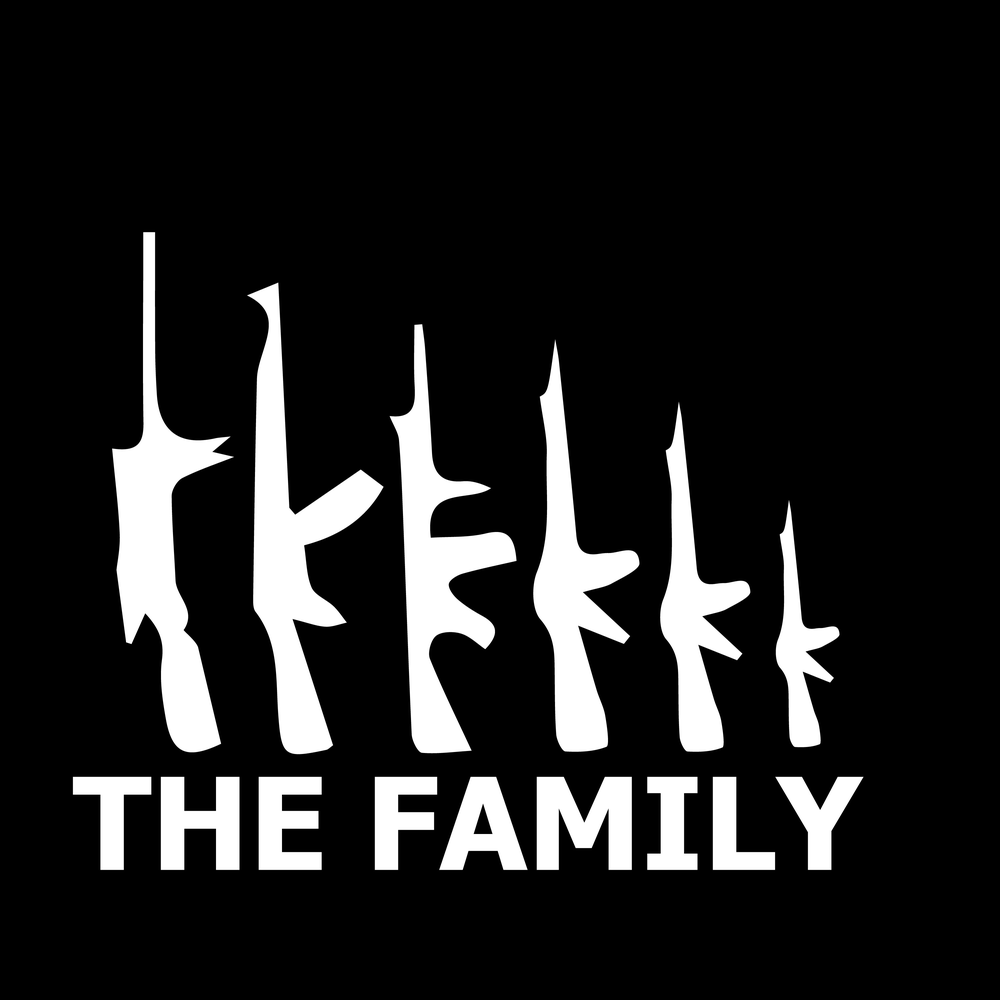 The Family Vinyl Decal Car Window Laptop Sticker