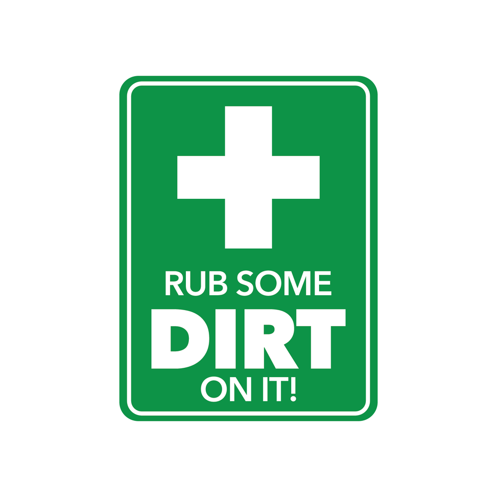 Dirt Full Color Sticker