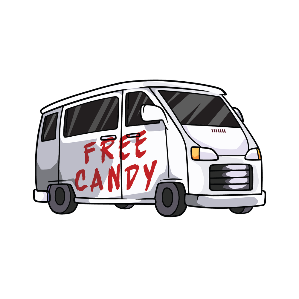 Free Candy Full Color Sticker