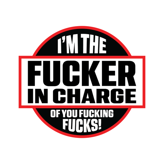 In charge Full Color Sticker