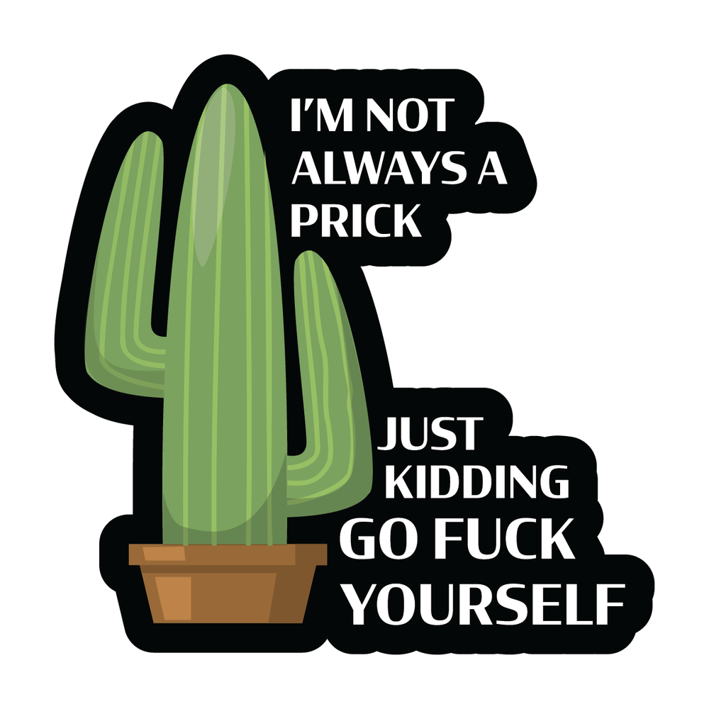 PRICK Full Color Sticker