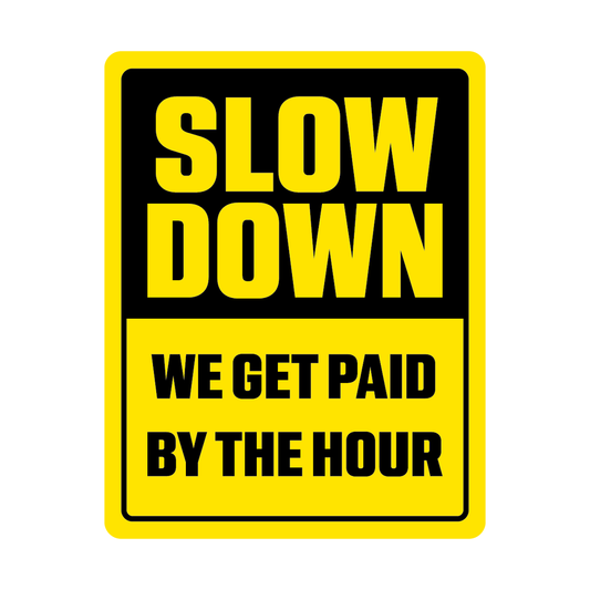 SLOWDOWN Full Color Sticker