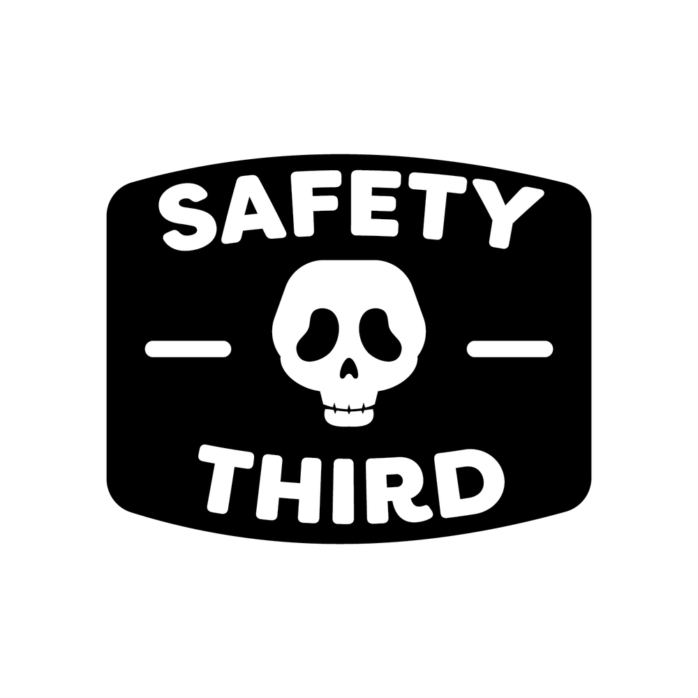 Safety Third Full Color Sticker