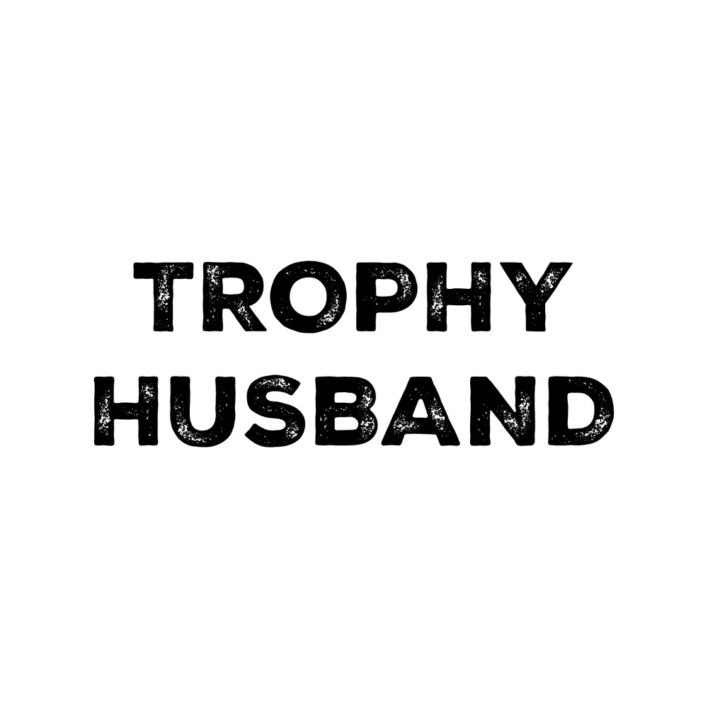 Trohpy Husband Full Color Sticker