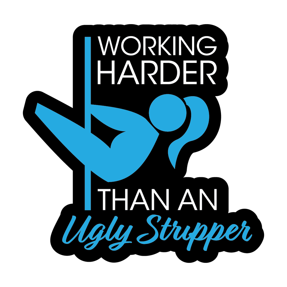 UGLY STRIPPER Full Color Sticker