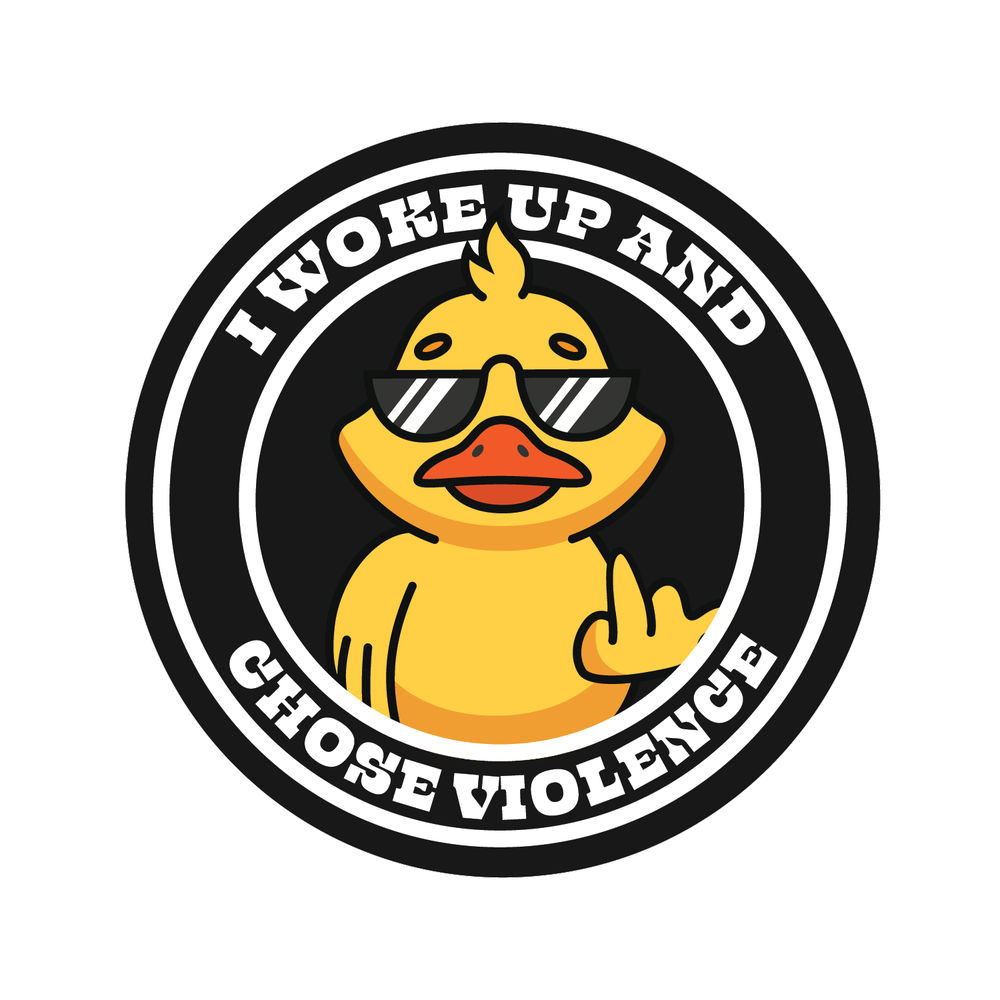Violence Full Color Sticker