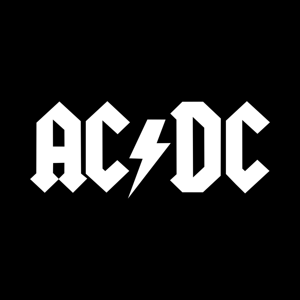 Classic hard rock band decal