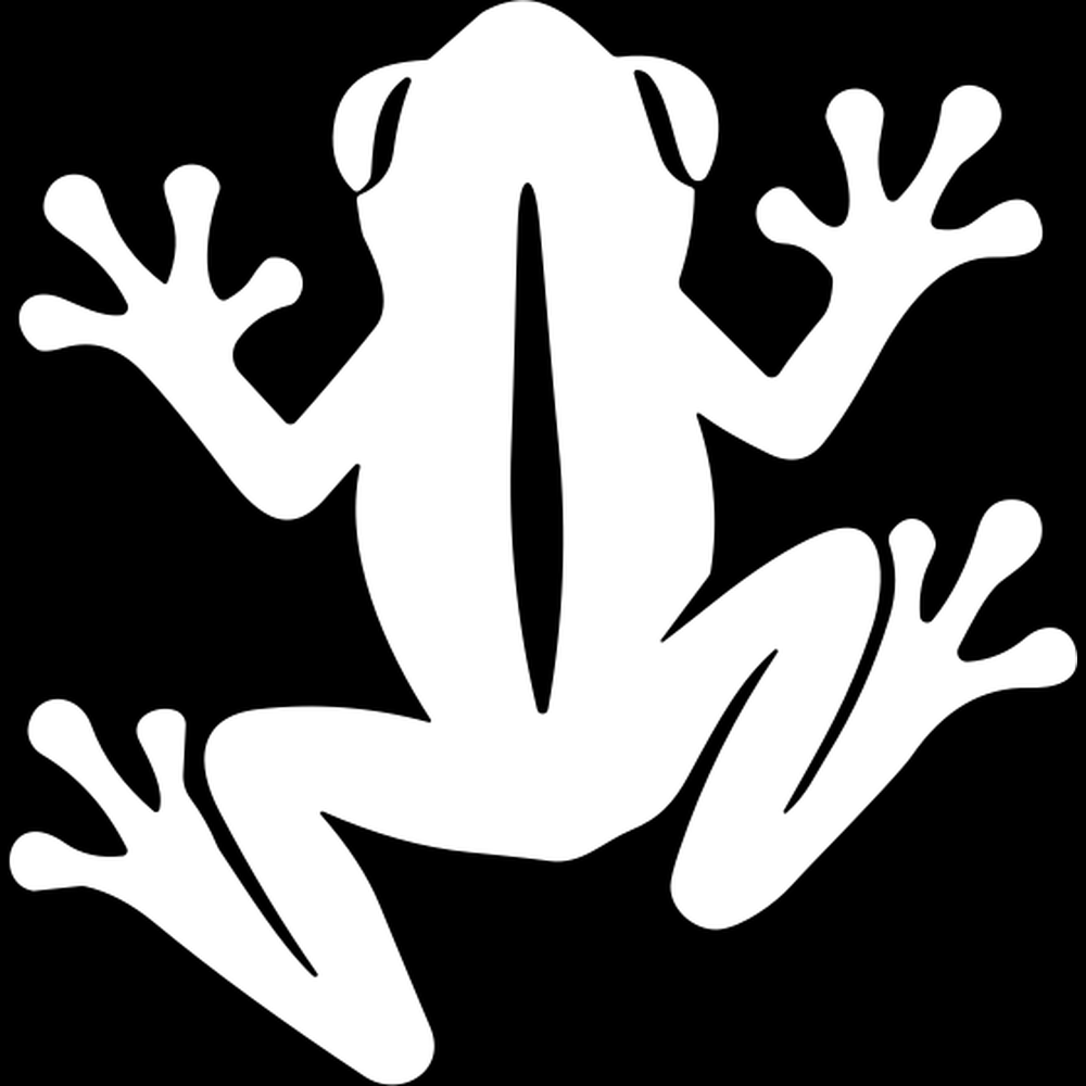 Frog Silhouette decal