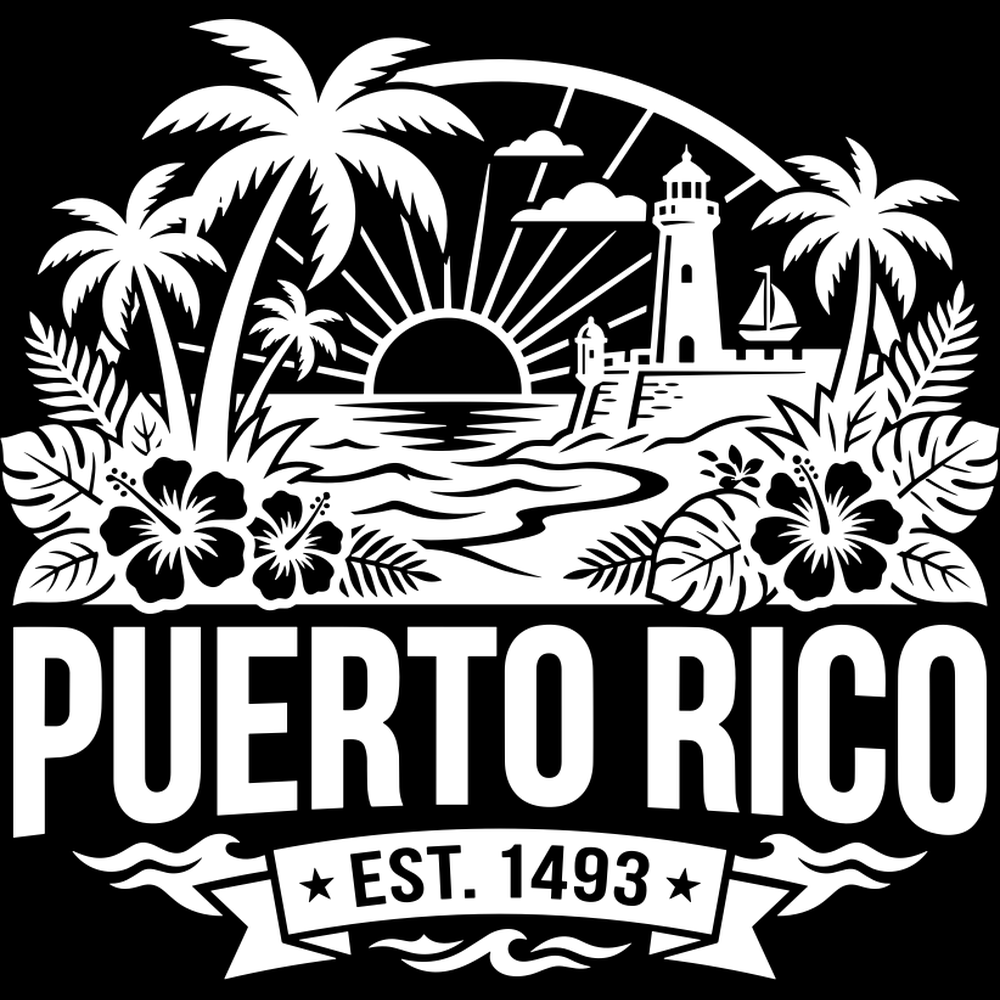 Puerto Rico Flag Badge decal