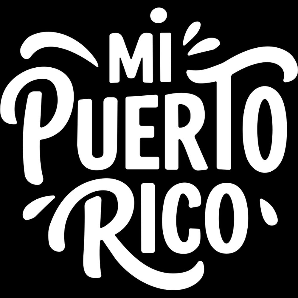 Boricua Script decal