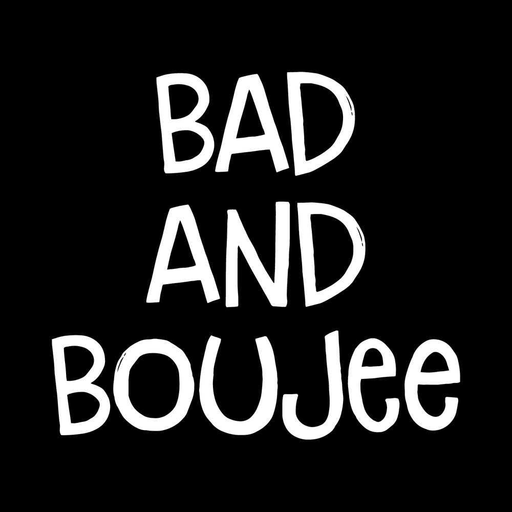Bad And Bou J Ee vinyl decal for car window
