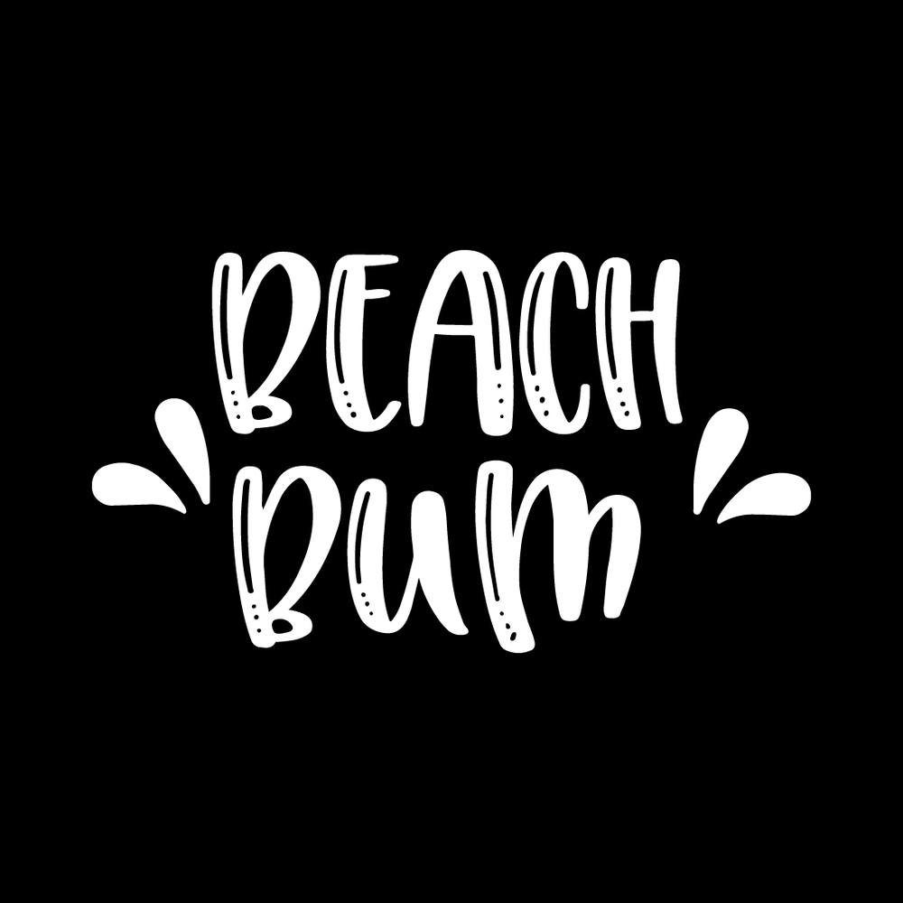 Beach Bum decal