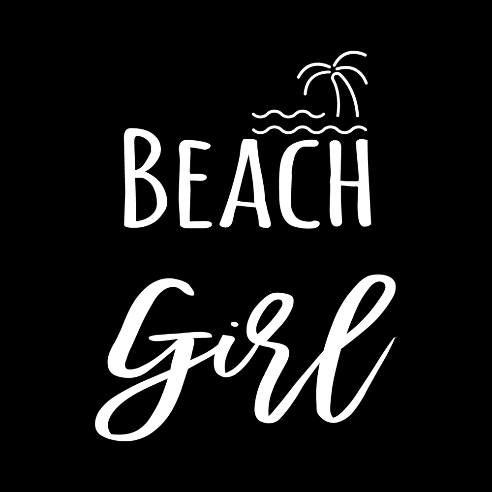 Beach Girl decal