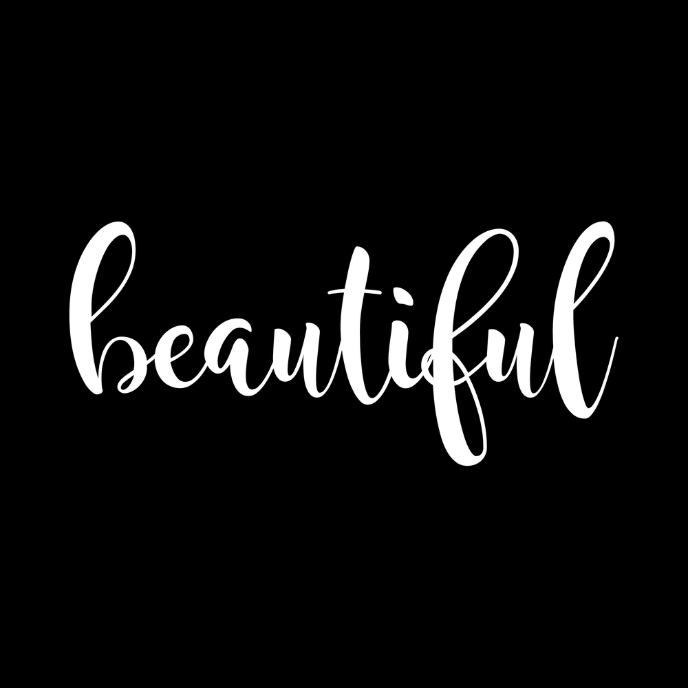 Beautiful decal