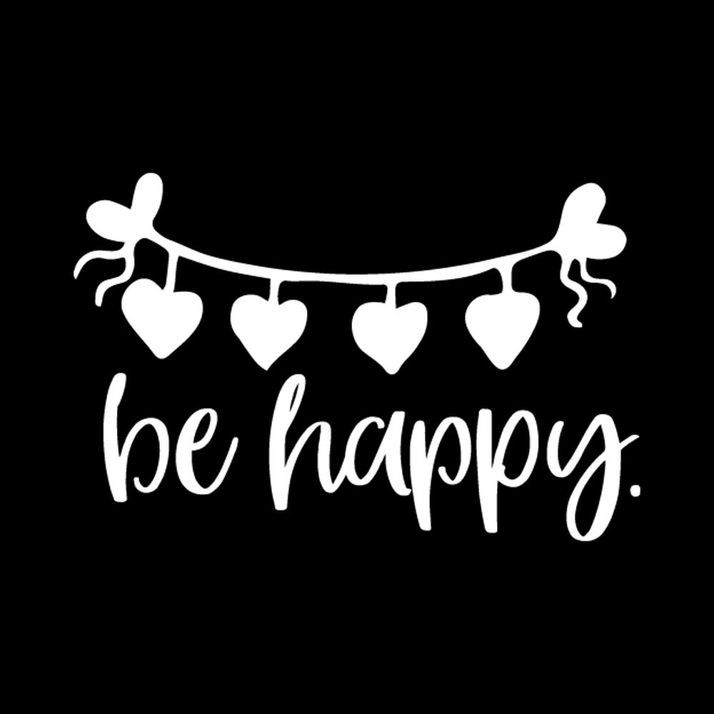 Be Happy decal