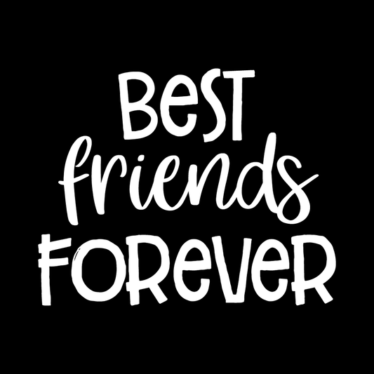 Best Friends Forever Vinyl Decal Car Window Laptop Sticker vinyl decal for car window