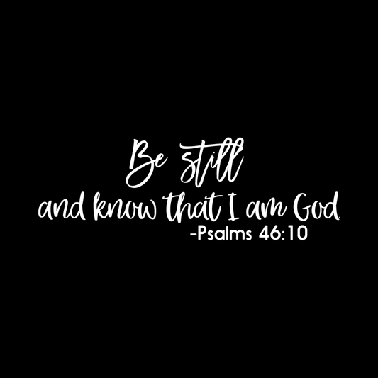 Be Still II decal