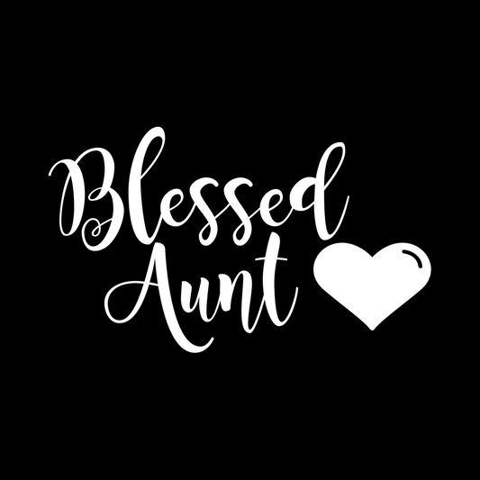 Blessed Aunt decal