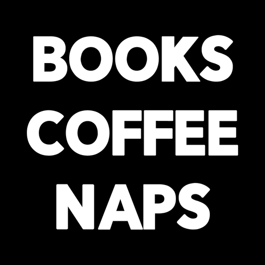 Books Coffee Naps decal