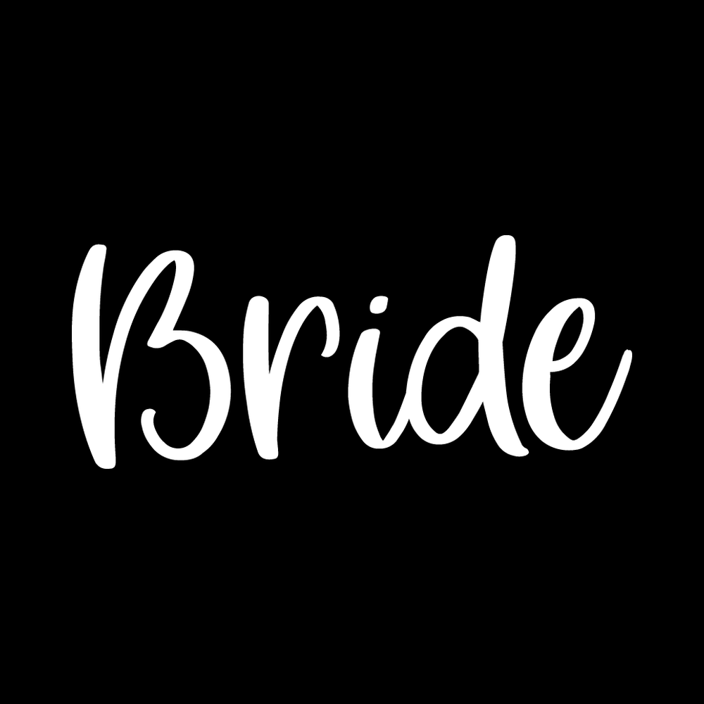 Bride (Design 2) decal