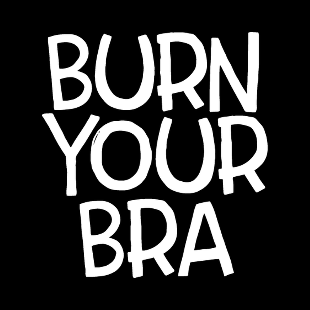 Burn Your Bra decal