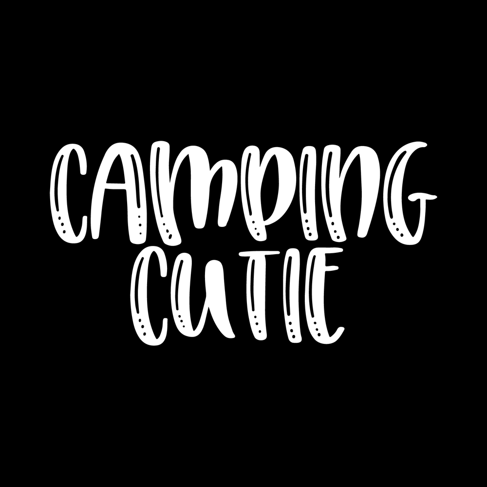 Camping Cutie Vinyl Decal Car Window Laptop Sticker vinyl decal for car window