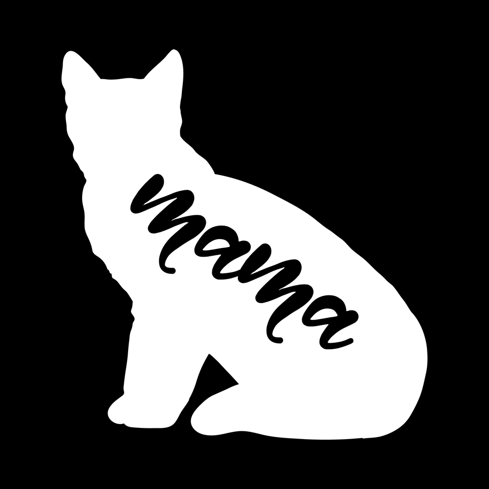 Cat Mama decal