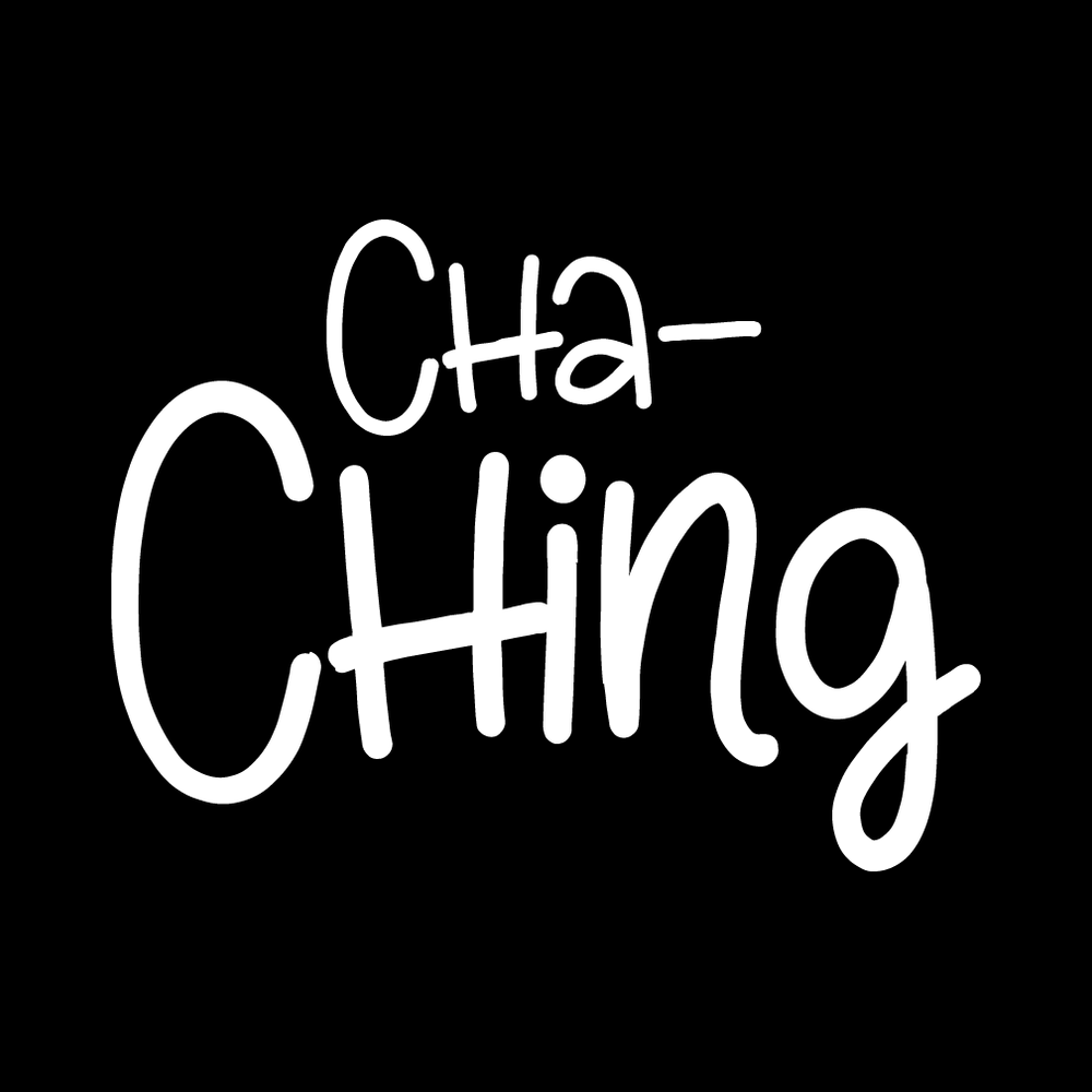 Cha Ching decal
