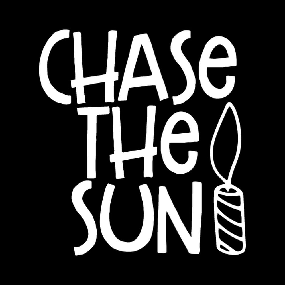 Chase The Sun decal