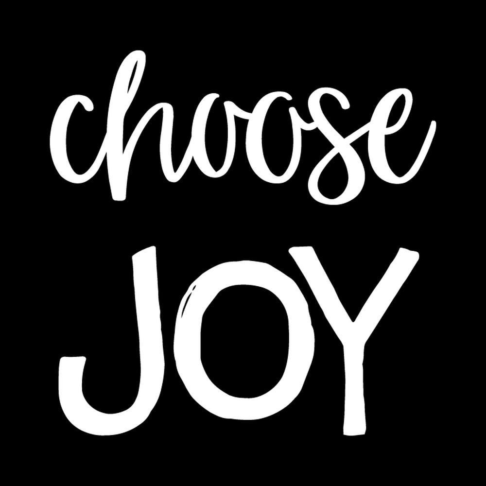 Choose Joy II decal