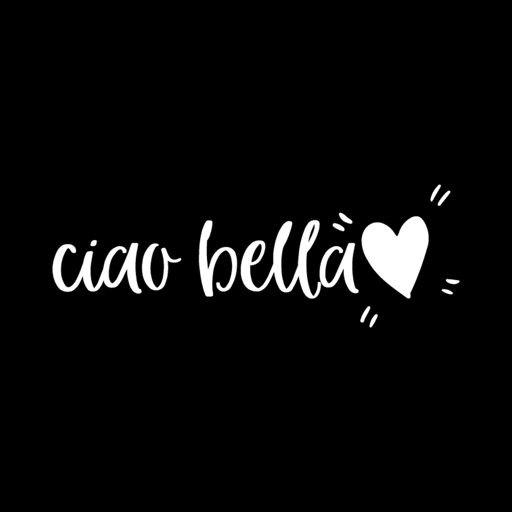Ciao Bella Vinyl Decal Car Window Laptop Sticker vinyl decal for car window