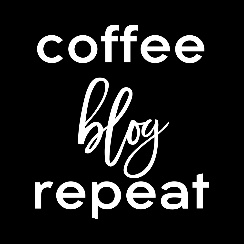 Coffee, Blog, Repeat decal