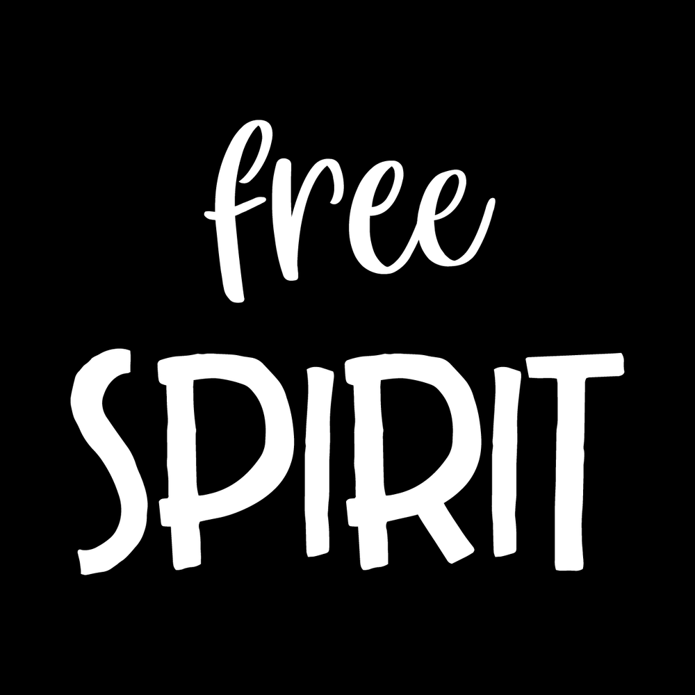 Free Spirit Vinyl Decal Car Window Laptop Sticker vinyl decal for car window