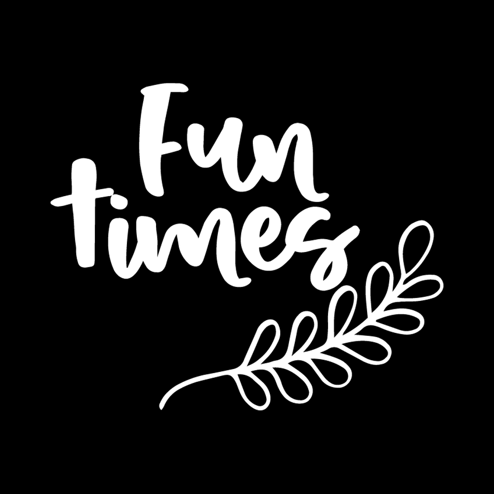 Fun Times Vinyl Decal Car Window Laptop Sticker vinyl decal for car window
