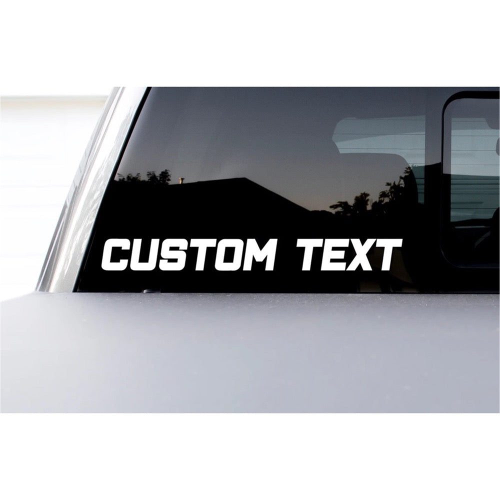 Sticker personalizado texto vinyl decal centrado 1000x1000