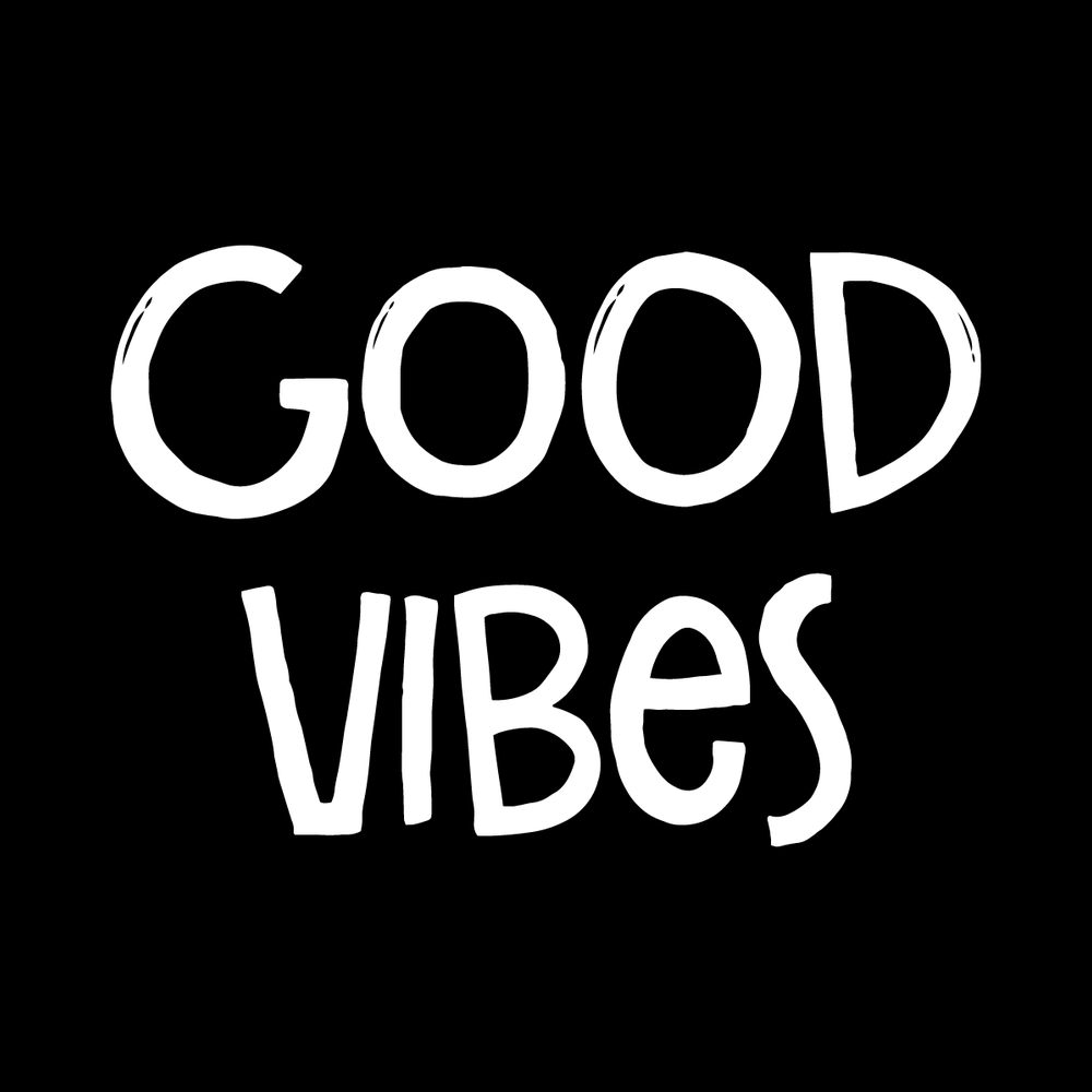 Good Vibes Only decal