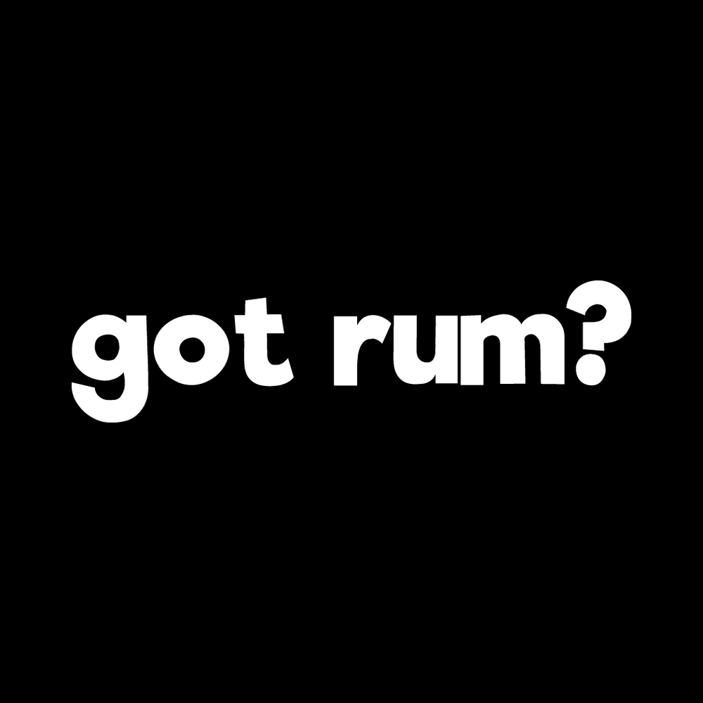 Got Rum decal