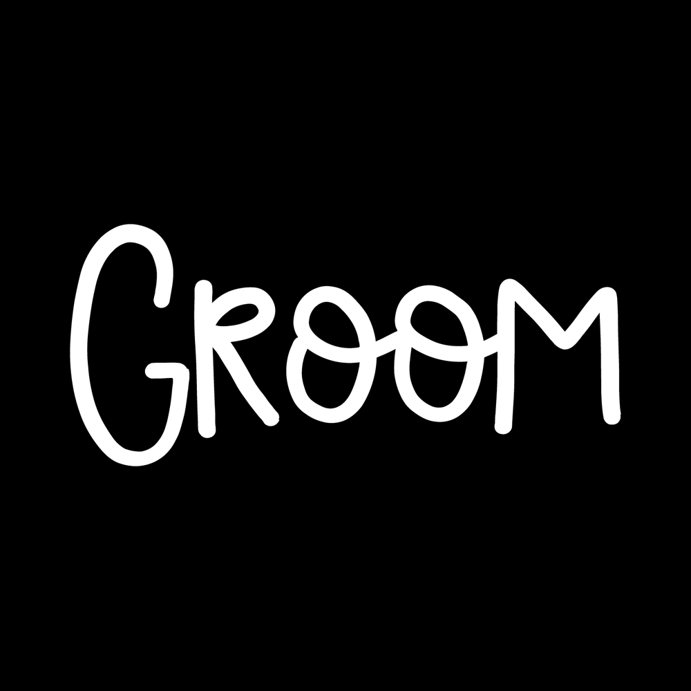 Groom (Design 2) decal