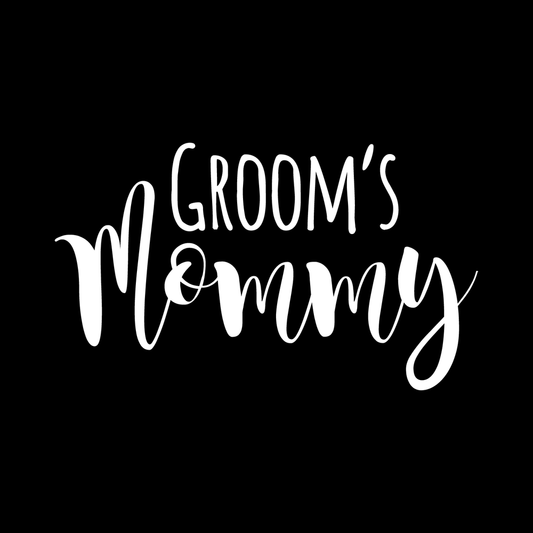 Groom's Mommy decal