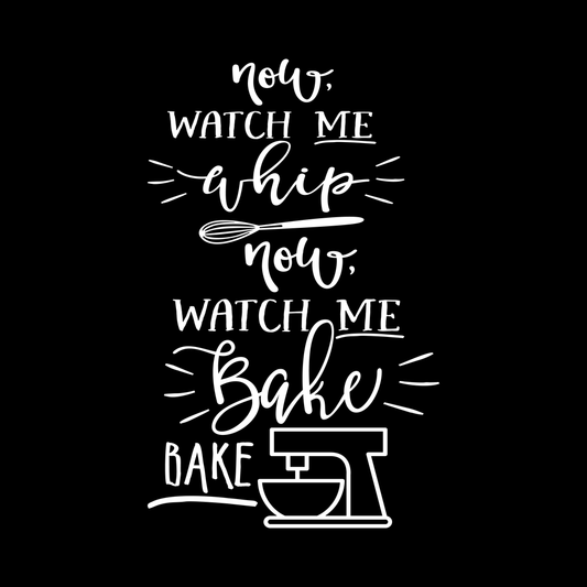 Now Watch Me Whip Vinyl Decal Car Window Laptop Sticker vinyl decal for car window