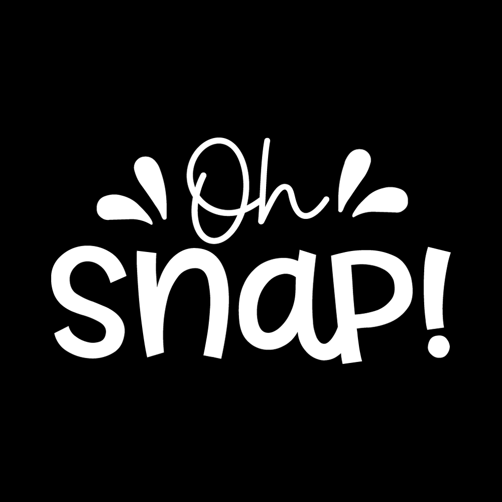 Oh Snap decal