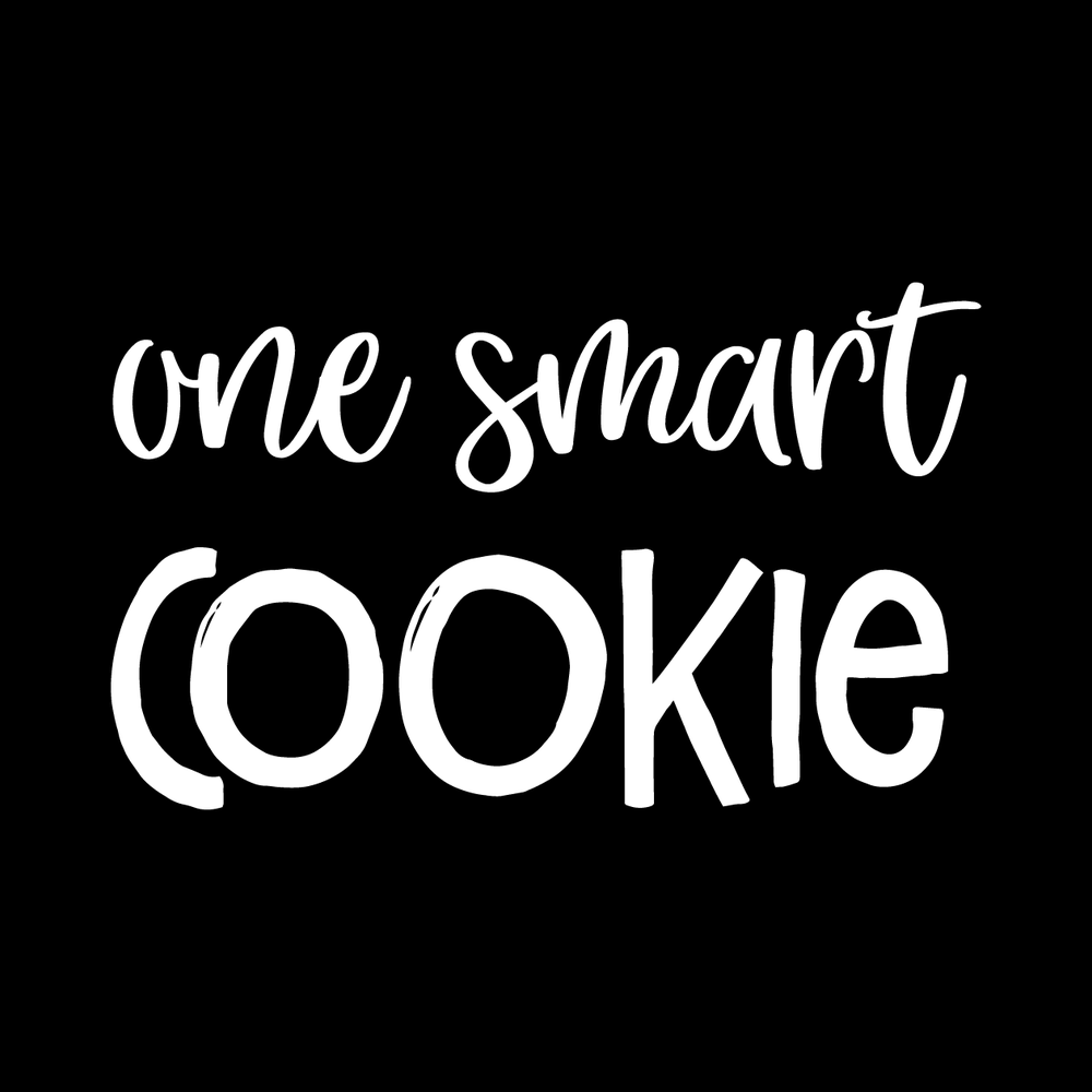 One Smart Cookie Vinyl Decal Car Window Laptop Sticker vinyl decal for car window