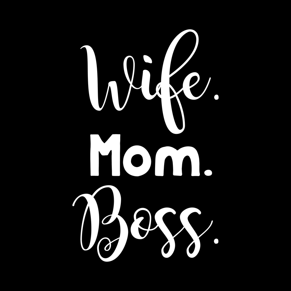 Wife Mom Boss Vinyl Decal Car Window Laptop Sticker vinyl decal for car window