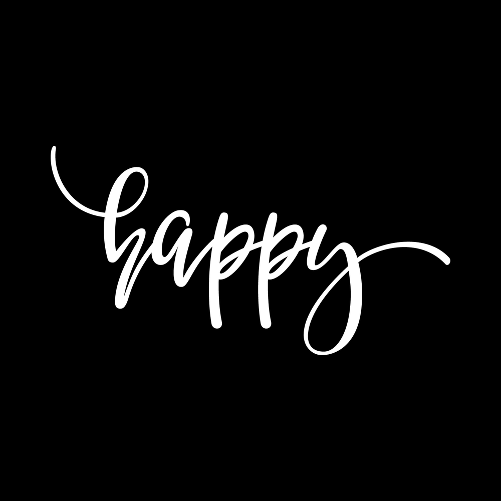 Happy decal
