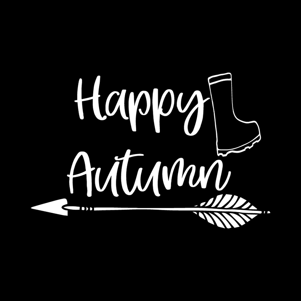 Happy Autumn decal