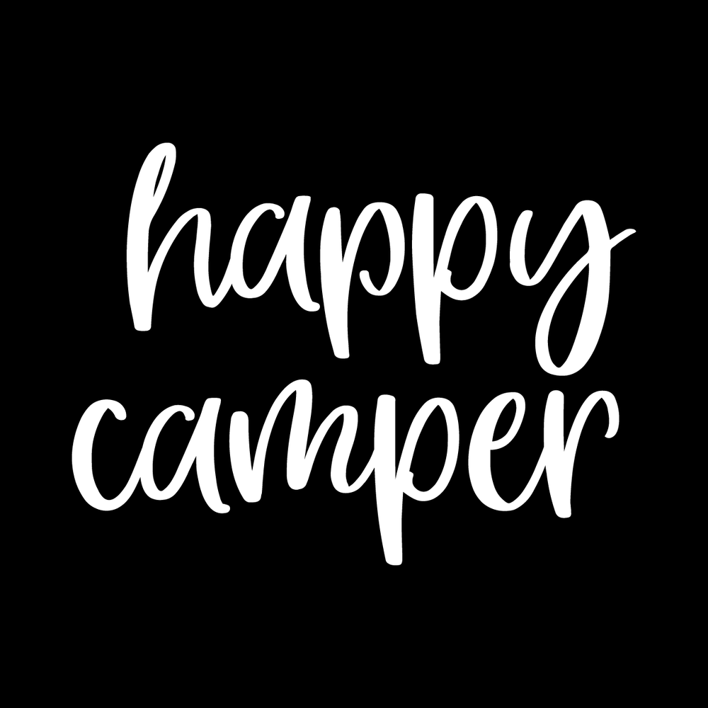 Happy Camper decal