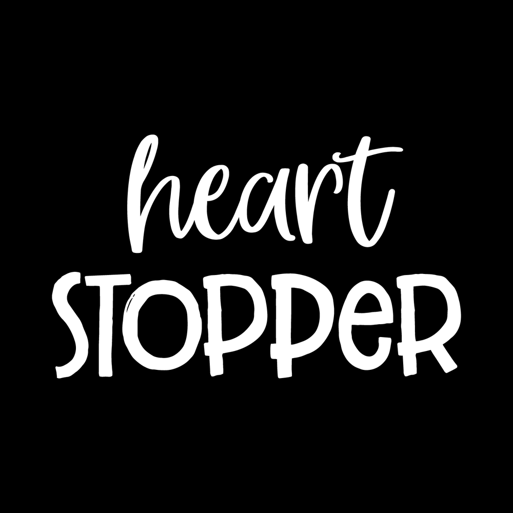 Heart Stopper Vinyl Decal Car Window Laptop Sticker vinyl decal for car window